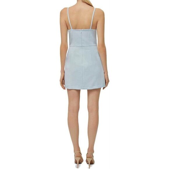 New. French Connection baby blue mini dress. MSRP $168. Size 6 - Picture 4 of 10